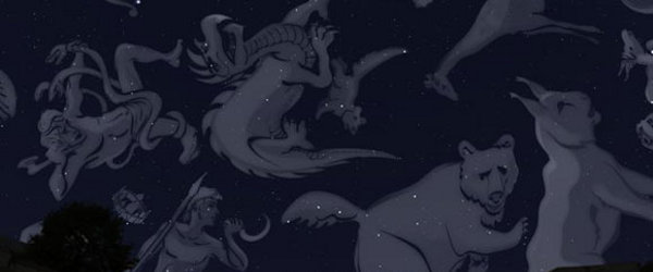 L’affichage des représentations artistiques des constellations est activé.